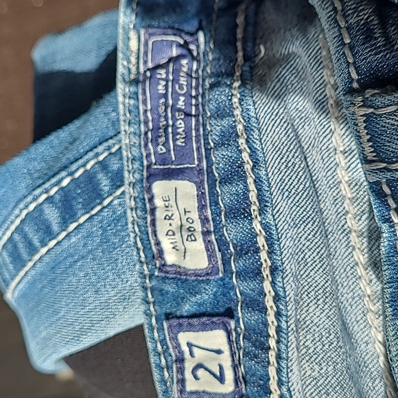 Miss Me Mid-Rise Boot Cut 27 Style No MP86588 34 Inseam - Picture 16 of 16